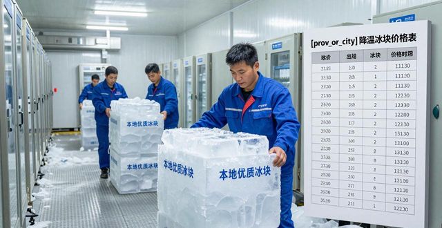 潍坊降温冰块多少钱一吨？本地制冰厂报价来了